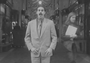 Borat learns how to be an English Gentleman
